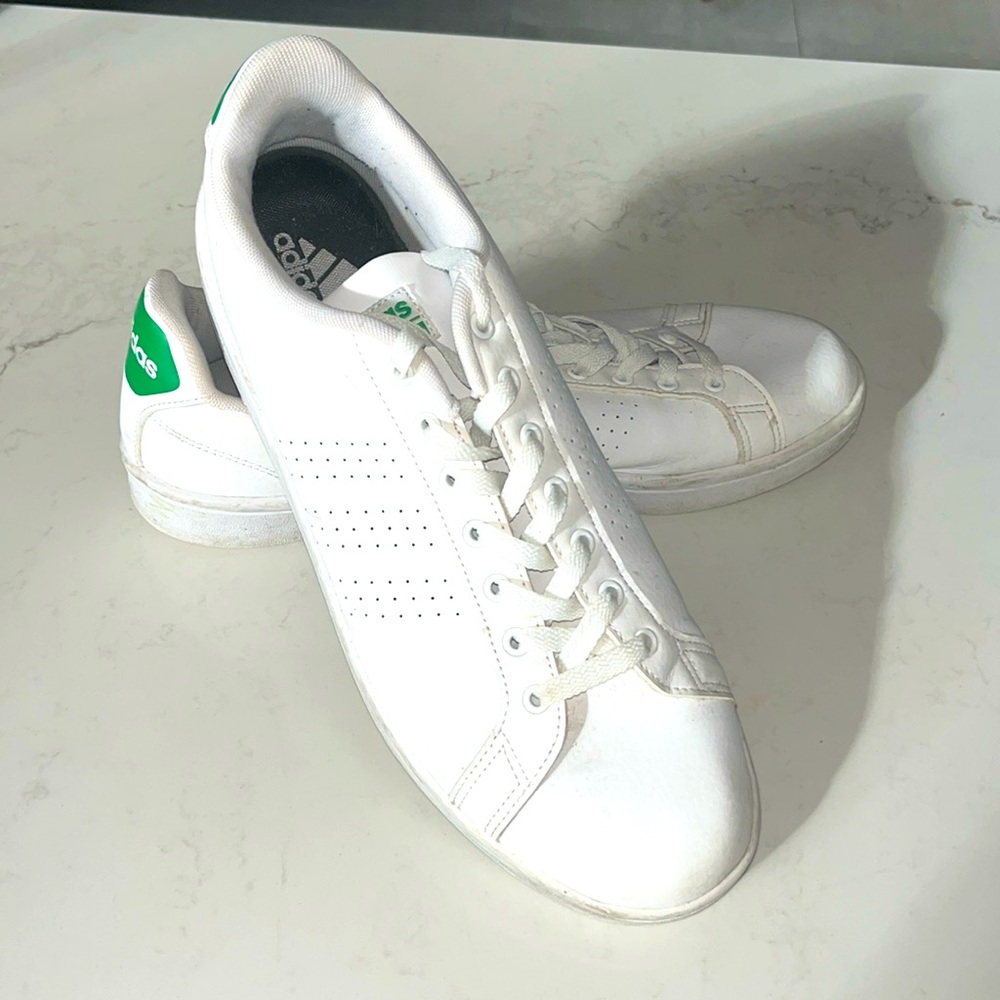 Adidas All White Cloudform Tennis Shoes Size 12